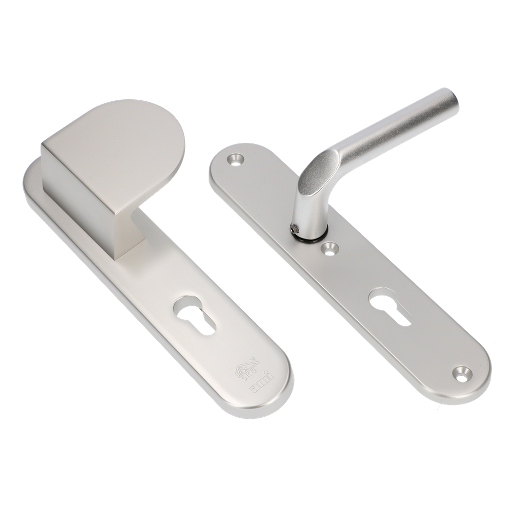 AMI Veiligheidsbeslag 250/50/1 Profielcilinder 72 D90/83 Re F1 + Profielcilinder 72 + 369 M6 Deurdikte 38/42Mm - 653405